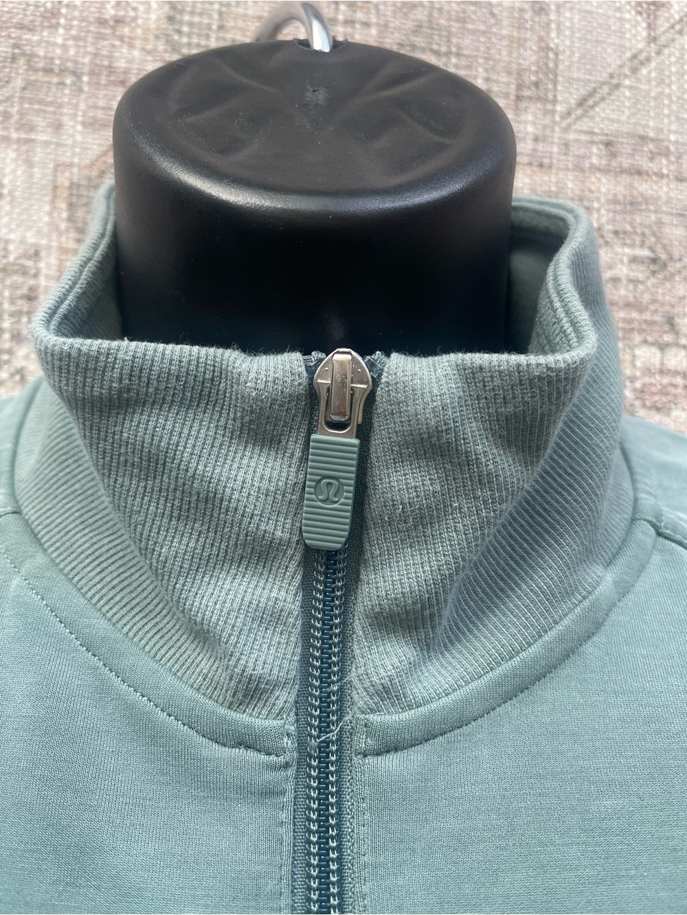 lululemon athletica Sage Green Half-Zip Sweatshirt Dress - Picture 4 of 9